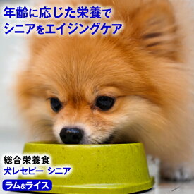 ＼間もなく終了★P2倍＋特典クーポン／犬 ドッグフード ★健康を考えたフード★《正規品》 ホリスティックレセピー シニア・高齢犬・肥満犬・去勢犬 用 ラム＆ライス (小粒) 2.4kg アレルギー 小型犬 ダイエット 低カロリー ドライフード 涙やけ 毛並み 獣医師推奨