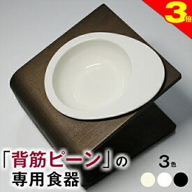 ＼今日は買い時★P3倍／【獣医師推奨】犬 猫 ペット 食器 フードボウル 餌入れ 斜め 陶器 おしゃれ 食器台 食事台 高さ 調節 すべらない 食べやすい こぼれない 洗いやすい 無地(アイボリー 白 黒) 子犬 ご飯 ごはん 食事 餌入 餌 エサ えさ 皿 水飲み 老犬