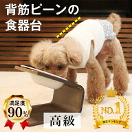 【獣医師推奨】犬 猫 ペット 食器台 ★高級品★楽天1位★健康を考えたデザイン 傾斜のある食器台 (S、L) …