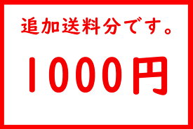 追加送料分 1000円