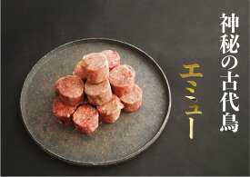 エミュー　冷凍生肉（加熱）200g高タンパク、低脂肪肉　ペット用ローフード