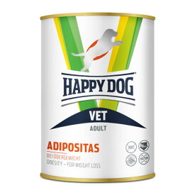 ハッピードッグ VET アディポシタス（肥満ケア）ウェット缶400g 1缶 療法食 ドッグフード