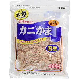 フジサワ カニ入りかま メガパック 400g 藤沢商事 国産 犬猫おやつ 犬おやつ キャットフード・おやつ ねこおやつ カニカマ ネコ用 猫 カニカマ
