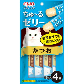 チャオ スティック CIAO スティック かつお 15g×4本 いなばペットフード 猫おやつ