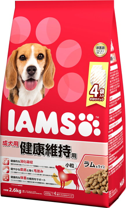 楽天市場】アイムス ドッグフード 成犬用 健康維持用 ラム＆ライス
