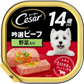 シーザー 14歳からの吟選ビーフ　玄米・野菜入り 100g CE67N ドッグフード cesar