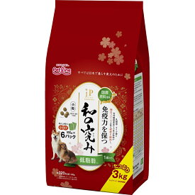 ジェーピースタイル JPスタイル 和の究み 小粒 低脂肪 1歳から 3kg (500g×6袋) ペットライン 国産 無着色 ドッグフード ドライ JPD-8