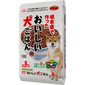 ドッグフード 大容量 マイビット おいしい犬ごはん ビーフ味 8kg ペットライン 国産 総合栄養食 全ライフステージ用