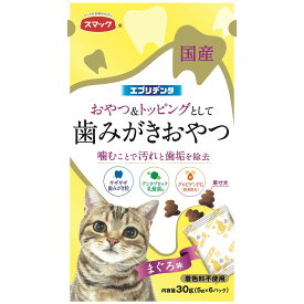 エブリデンタ歯磨きおやつまぐろ味30g　スマック　おやつ