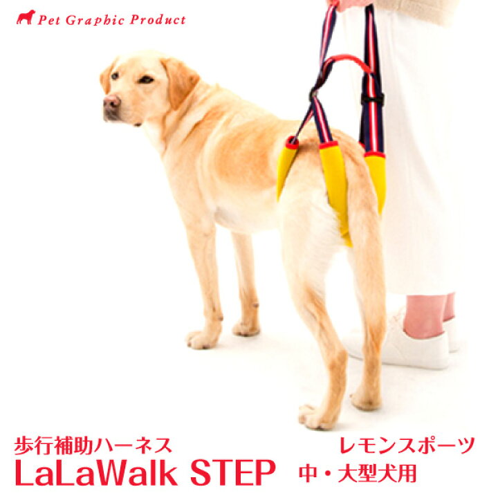 人気満点 ララウォーク パステルグレー 介護用 歩行補助ハーネス ステップ Step 中 大型犬用 Shipsctc Org