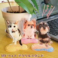 アクリルスタンド 写真 オリジナル オーダーメイド ペット 犬 猫 うちの子 グッズ アクスタ メモリアル …