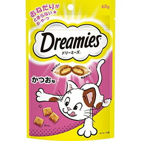 ドリーミーズ Dreamies かつお味 60g　猫用 キャットフード おやつ 間食 スナック 食物繊維 マースジャパン