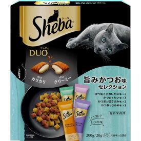 シーバ デュオ 旨味がつお味セレクション　総合栄養食 猫用 キャットフード ドライタイプ ドライフード マースジャパン Sheba DUO