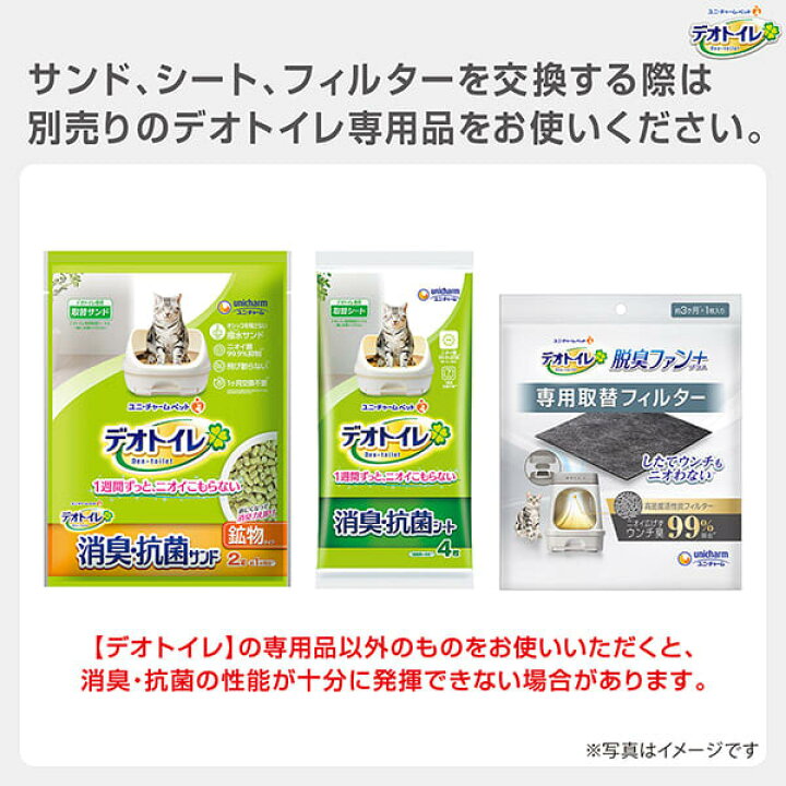 楽天市場】【在庫有・即納】 ユニ・チャーム デオトイレ 脱臭ファン+ 