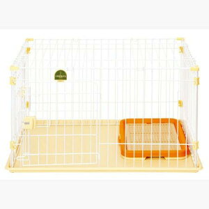 Petio ペティオ Add.Mate アドメイト 2ドアパピーサークル 屋根面・トイレセット ケージ サークル 犬用品 ペット用品
