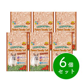 【在庫有・即納】ハイペット パスチャー チモシー・ソフト 400g×6個セット 牧草 ウサギ うさぎ 低カロリー 毛玉ケア シニア モルモット 小動物