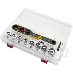 �y�݌ɗL�E���[�z�A�l�b�N�X ANEX AOA-17S1 �I�t�Z�b�g�A�_�v�^�[17mm�\�P�b�g�Z�b�g �d���h���C�o�[�p�A�^�b�`�����g�H�� ���� �{���g�E�i�b�g�� ���{��