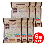 【在庫有・即納】【まとめ買い】シーズイシハラ クリーンモフ KAMIYUKA ホワイト 500g×6個セット 小動物…