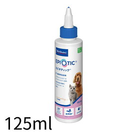【送料無料】 エピオティック ペプチド 125ml 【ビルバック】 イヤークリーナー 犬 猫 耳 アルコールフリー [C/SU]