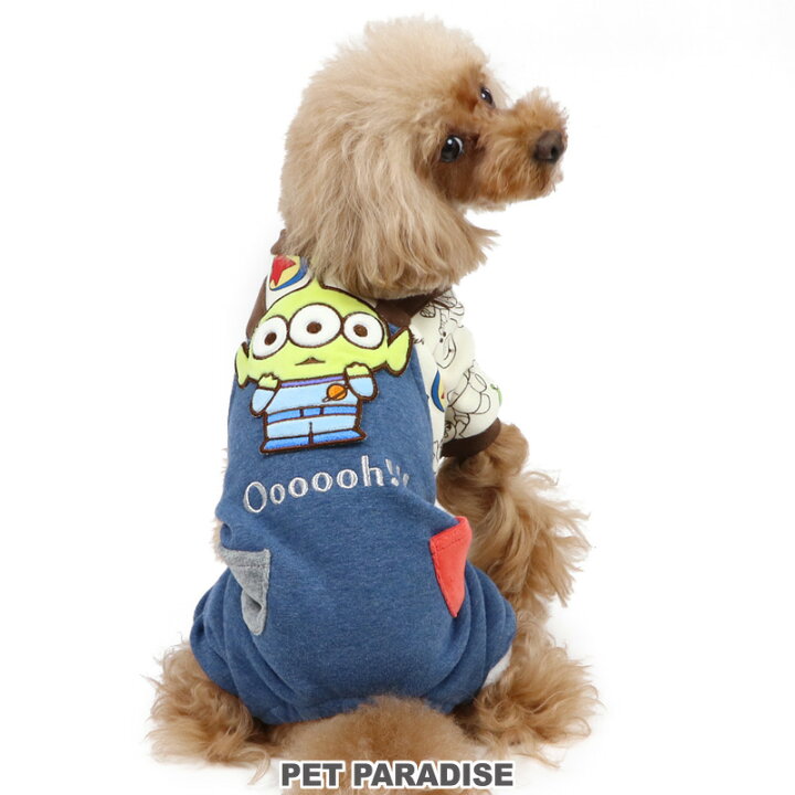 楽天市場 犬の服 犬 冬服 ディズニー トイ ストーリー ロンパース 小型犬 ｏｏｏｏｈ エイリアン 冬服 パンツつなぎ トイストーリー 暖かい あったか ペットウエア ドッグウエア ドッグウェア イヌ メール便可 ペットパラダイス
