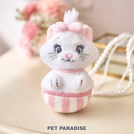 ディズニー おしゃれキャット 猫 おもちゃ マリーちゃん 帽子箱 ぬいぐるみ トイ 鈴入り 音 鳴る | ネコ 玩具 ふわふわ トイ おしゃれ かわいい TOY cat