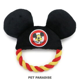 犬 ロープ おもちゃ ディズニー ミッキーマウス クラブ | 引っ張り 音が鳴る ぬいぐるみ オモチャ 玩具 トイ TOY 小型犬 猫 かわいい キャラクター