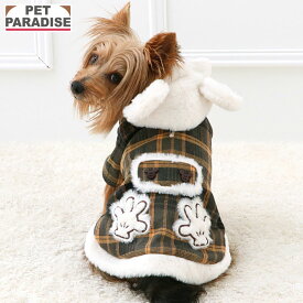 【本日20時〜先着50％クーポン】【880円OFF】【12000円以上でマフラープレゼント対象(5S/4S/3S/DSS)】ディズニー ミッキーマウス 犬 服 冬 チェックコート 小型犬 | ブランド カジュアル おしゃれ かわいい かっこいい ブルー