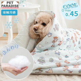 【880円OFF】【P5倍】ペットパラダイス公式 ディズニー トイ・ストーリー 犬 ブランケット 夏用 総柄 もちっと クールブランケット | ブルー 接触冷感 洗える ペット クール ケット マット 猫 毛布 ひざ掛け ひんやり 冷却 冷感 涼感 車