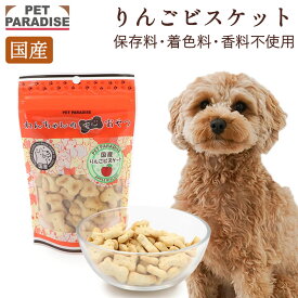 ペットパラダイス公式 犬 ドッグフード おやつ 国産 ビスケット 100g りんご | オヤツ リンゴ クッキー おすすめ ご褒美