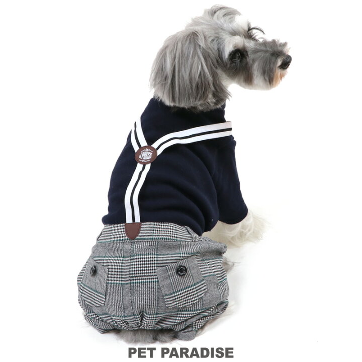 楽天市場 犬の服 犬 服 秋冬 J Press パンツつなぎ 小型犬 サスペンダー グレンチェック 秋服 冬服 パンツ つなぎ 裏起毛 暖かい あったか ペットウエア ドッグウエア ドッグウェア イヌ おしゃれ かわいい かっこいい 超小型犬 プレゼント ギフト メール便可
