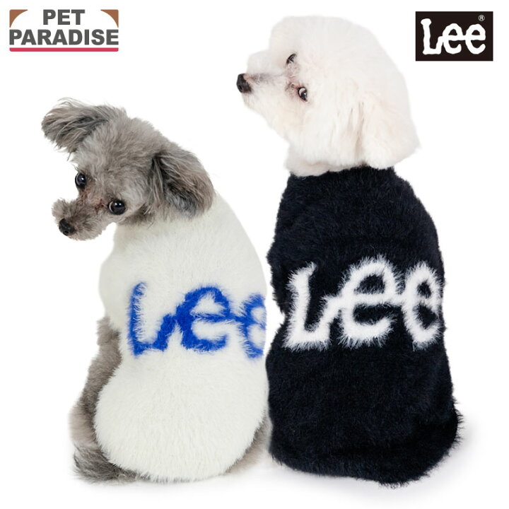 楽天市場】ペットパラダイス公式 Lee 犬 服 冬 フェザー ニット 