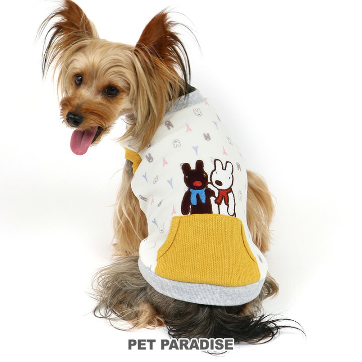 楽天市場 犬 服 秋冬 リサとガスパール フリース トレーナー 小型犬 ワンダフルストレッチ 総柄 ペットウエア おしゃれ かわいい ドッグウエア ドッグウェア キャラクター メール便可 ペットパラダイス