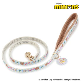 【先着で50％OFFクーポン】【P5倍】【ペットパラダイス公式】 ミニオン ティム 犬　リード お花柄リード 小型犬 | ブルー 反射 安全 安心 事故防止 おでかけ お出かけ お散歩 おさんぽ おしゃれ かわいい