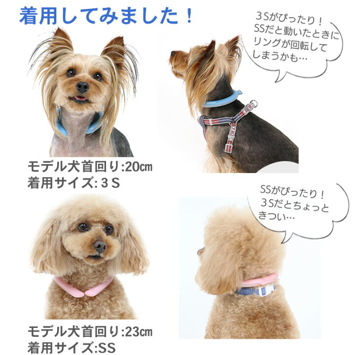 楽天市場 300円クーポン対象 クールリング 犬 ひんやり 28 クールリング 小型犬 ネッククーラー ひえひえ ボタン付き ブルー ピンク 繰り返し 何度も使える ネック クール 冷感 お散歩 アイシング 首もと冷却 暑さ対策 熱中症対策 夏 特許取得済 メール便可