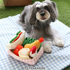 犬 おもちゃ 知育玩具 ノーズワーク お弁当 サンドイッチセット | セット 知育おもちゃ おべんとう ぬいぐるみ おもちゃセット トイ ストレス解消 噛む ペットトイ 玩具 コミュニケーション 訓練 トレーニング 小型犬 かわいい