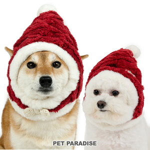 犬 帽子 クリスマス サンタ 調節 コスチューム 小型犬 中型犬 大型犬 | ふわふわ ボア 暖かい 防寒 あったか コスプレ かわいい 仮装 なりきり 変身 SNS 小物 被り物 Xmas
