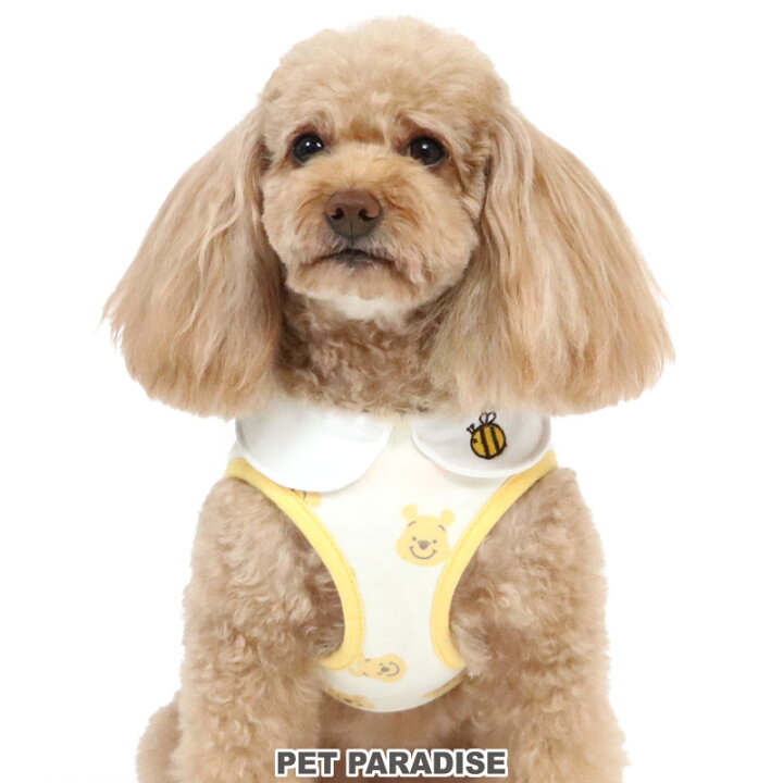 楽天市場 犬 ハーネス ディズニー くまのプーさん ベストハーネス ４ｓ ３ｓ にこにこ 超小型犬 小型犬 おさんぽ おでかけ お出掛け おしゃれ オシャレ かわいい キャラクター メール便可 プレゼント ペットパラダイス