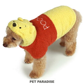 【880円OFF】ディズニー くまのプーさん 犬 服 春 ふわふわ なりきり パーカー 小型犬 | 秋冬 リード通し穴 おしゃれ 変身 ふわふわ 柔らかい あたたかい かわいい キャラクター