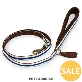 【先着で50％OFFクーポン】【10％OFF】楽天スーパーSALE ☆セール 犬 リード ネイビー ライン 反射 チャーム付き 小型犬 | アウトレット sale 返品交換不可 おでかけ お出かけ 夜の お散歩 おさんぽ おしゃれ かわいい