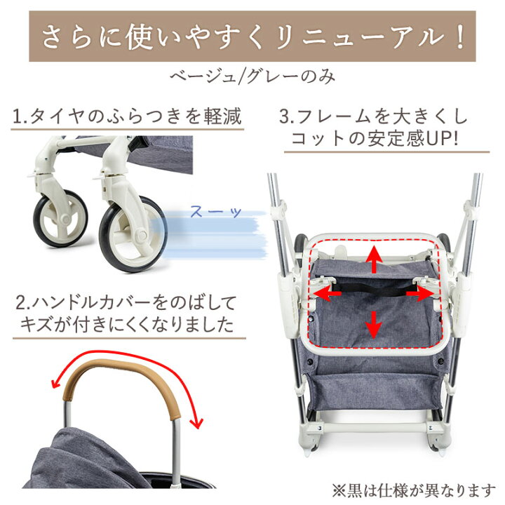 楽天市場】【880円OFF&2000円OFFｸｰﾎﾟﾝ】【P10倍】ペットカート 小型犬 