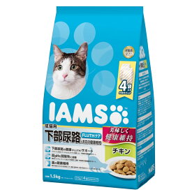 アイムス 成猫用 下部尿路とお口の健康維持 チキン 1.5kg（猫用ドライ 尿ph・デンタルケア）