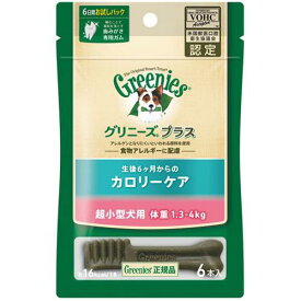 マース グリニーズ プラス カロリーケア 超小型犬用ミニ 体重1.3-4kg 6本入（犬用ガム デンタル・体重ケア）