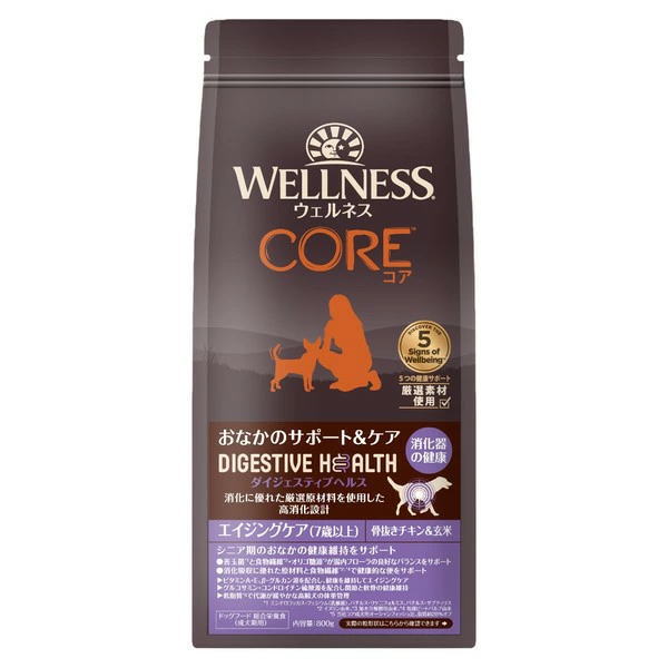 ウェルペットジャパン ウェルネス コアダイジェスティブヘルス エイジングケア（7歳以上）骨抜きチキン＆玄米の商品画像