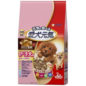 愛犬元気 健康に育つ子犬用 チキン・ささみ・緑黄色野菜・小魚入り 2kg（ユニチャーム）