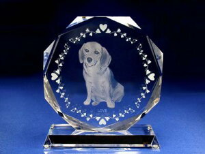 ペット位牌:クリスタルモニュメントW8【120×100】