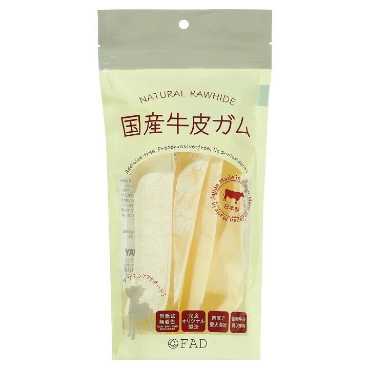 楽天市場 国産牛皮チップス ｌ ５枚 牛皮ガム 犬向けおやつ デンタルケアガム ペットスタジオ