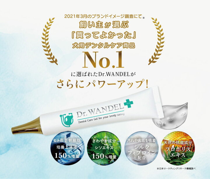 楽天市場】愛犬の歯周予防 犬用デンタルケア ジェル Dr.wandel 