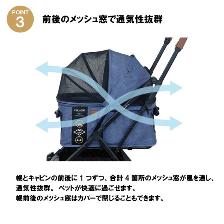 楽天市場】ペット用カート【コンビ コムペット 】FikaGO FREE TO GO 2 