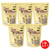 ママクック フリーズドライのムネ肉スナギモミックス 猫用(120g)×5個セット【ママクック】