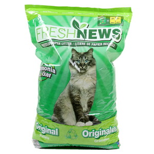 フェレット 日本産 メーカー公式ショップ 猫 トイレ砂 PET 11.36kg フレッシュニュース NC JAN：0850357002253